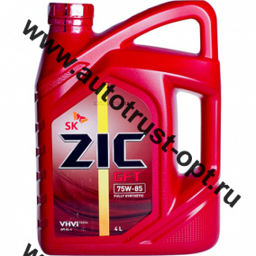 Zic GFT  75W85 GL-4  трансмиссионное масло, (синт) 4л