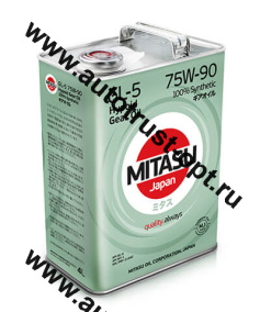 Mitasu 75W90 GEAR GL-5 трансмиссионное масло (синт) 4л.MJ-410/4