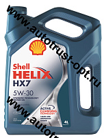 Shell Helix HX7 X  5W30 SN/CF (п/синт) 4л