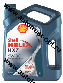 Shell Helix HX7 X  5W30 SN/CF (п/синт) 4л