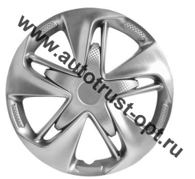 AWCC-16-01  AIRLINE Колпаки колесные R16" Супер Астра серебро карбон (2шт)