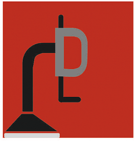 Автодержатель Proda Free Car stand (red) липучка Item 8-200