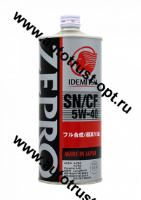 Idemitsu Zepro Euro Spec 5W40 SN/CF (синт) 1л
