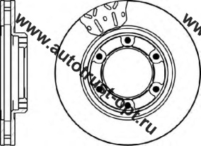 NiBK Тормозной диск RN1066
