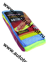 AutoStandart Салфетки из микрофибры "Extra Clean" набор 10шт, 30х30 см. (109406)