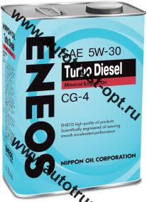 ENEOS Diesel Turbo  5W30 CG-4 (мин)   4л 