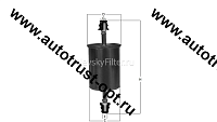 Фильтр топливный NF-2112P УАЗ ГАЗ 3307, GAZelle 2705, 3302, Евро-3  