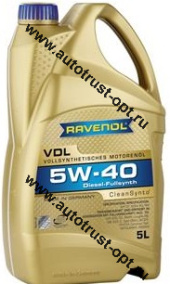 Ravenol VDL 5W40 CF (синт) 5л