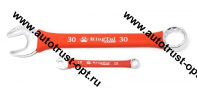 KINGTUL Ключ комбинированный 21мм с обрезиненной оплеткой KT-30021k