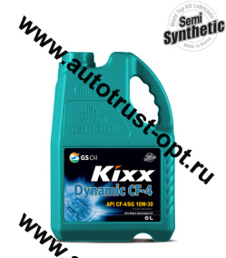 GS KIXX Dynamic / HD 10W30 CF-4/SG (п/синт)    6л