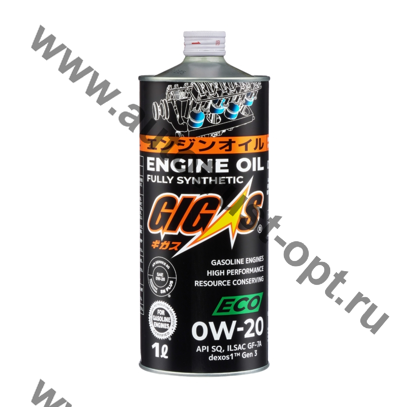 Масло моторное GIGAS 0w20 SQ GF-7A  1л. (синтетическое)