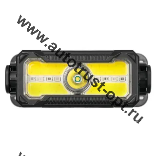 FOCUSray Фонарь налобный акку 18650 1200мАН 200 люмен, цифровой дисплей, USB кабель 