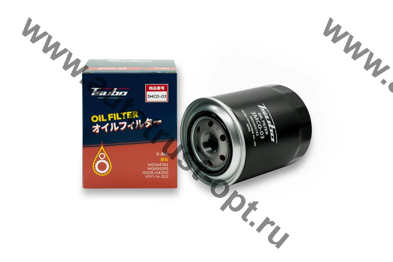 TSUBO фильтр масляный C-306   MD069782