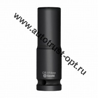 БелАК Ударная шестигранная удлиненная головка 14мм, 1/2", CRV