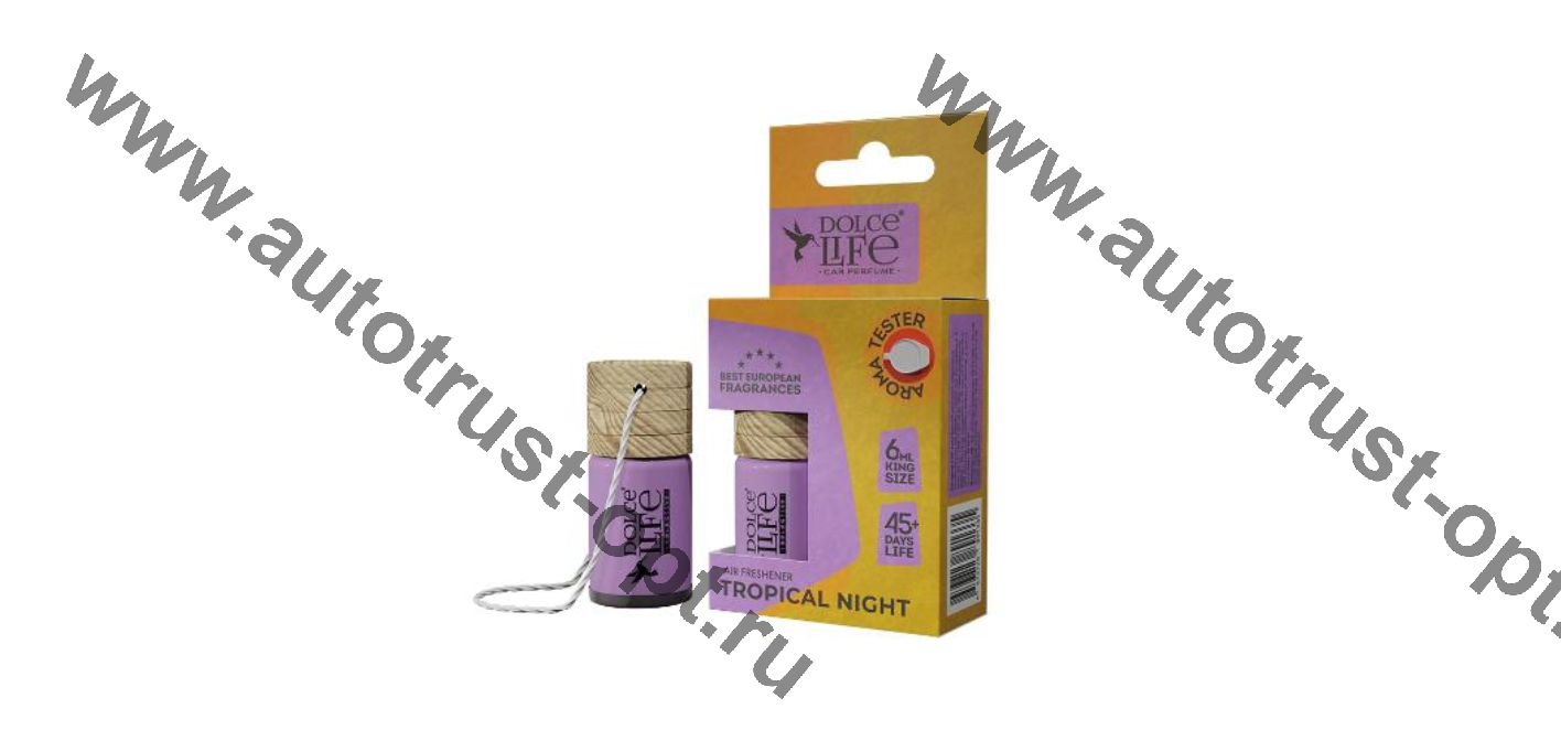 TB-07 Ароматизатор Dolce Life ( Tropical Night ) Бутылочка с дер., 6 мл