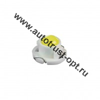 KS Лампа светодиодная T4.2 12V W2,0-4,6d белая, 1 COB диод, б/ц  малая, патрон MFN3
