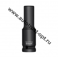 БелАК Ударная шестигранная удлиненная головка 10мм, 1/2", CRV
