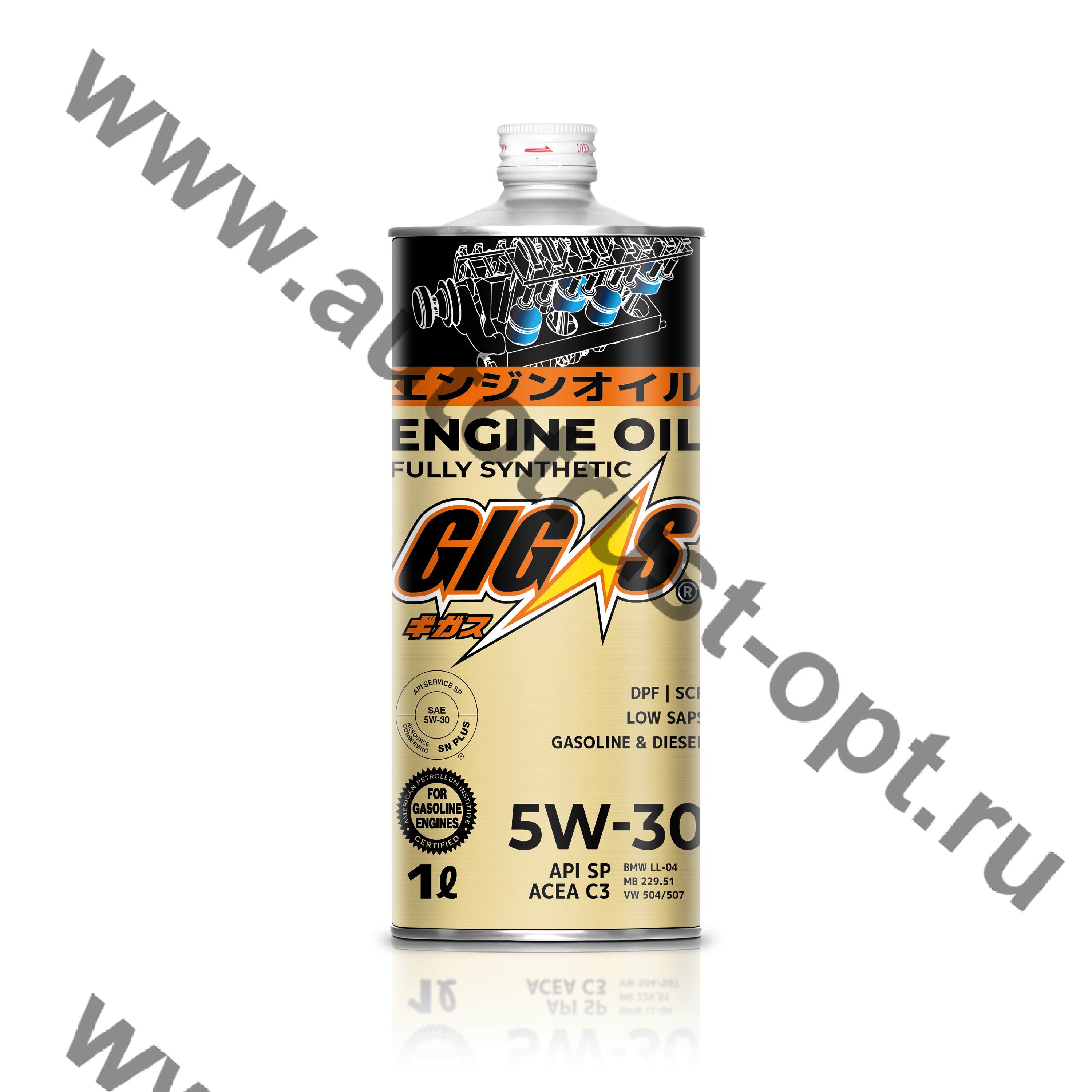 Масло моторное GIGAS 5w30 ACEA C3 1л. (синтетическое)