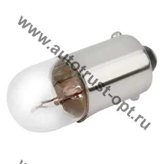 SKYWAY Автолампа T4W (T4) BA9s  12V 1-конт  4W   35Лм  СПУТНИК 2500К Теплый, кор min10	