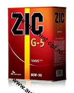 Zic G-5 80W90 GL-5 трансмиссионное масло   4л