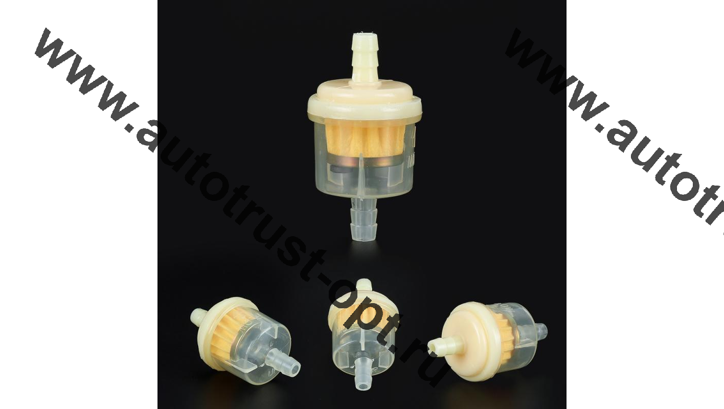 Фильтр топливный, бензиновый L-55мм под шланг 6 мм (с магнитом) мото