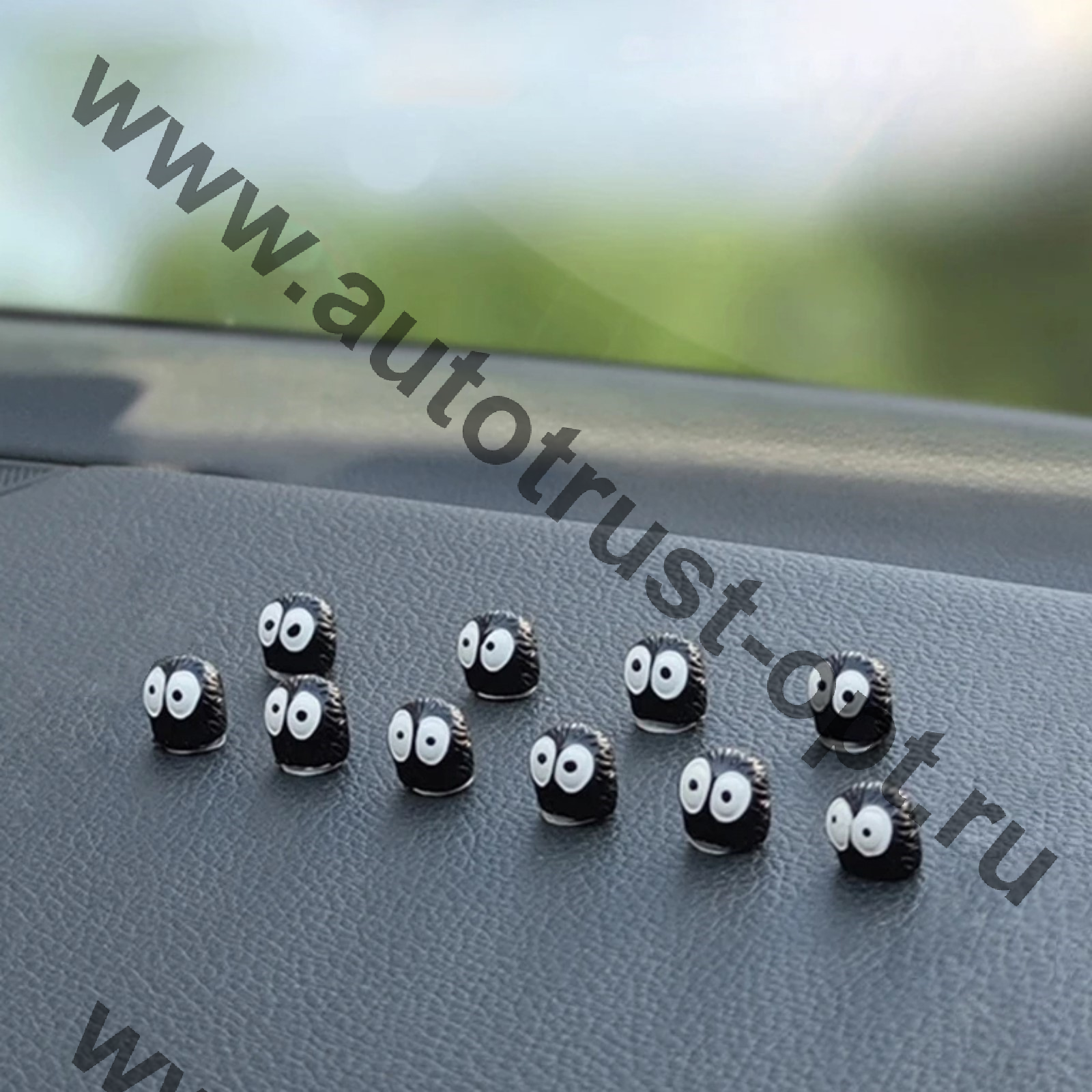 TORSO Набор игрушек на панель авто, самоклеящиеся "Удивленные глазки" (10 шт)