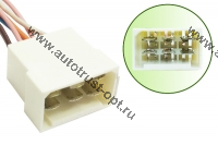АТ Колодка с проводом 6 контакт. "папа" (9011, мод.А.3724.-6П)