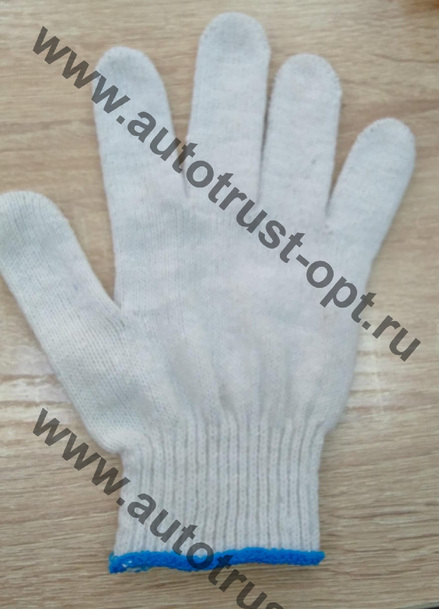 Перчатки х/б белые тонкие