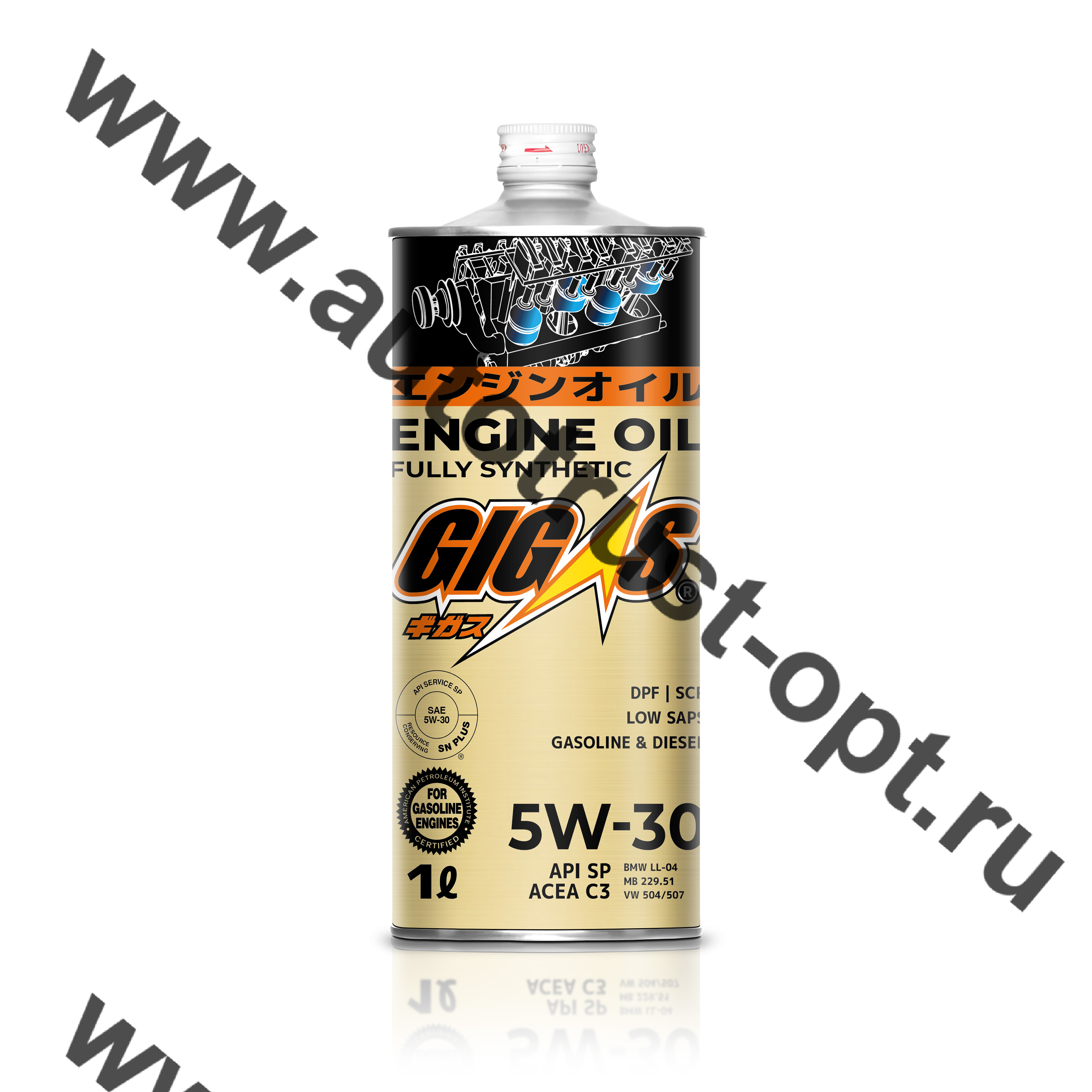 Масло моторное GIGAS 5w30 ACEA C3 1л. (синтетическое)