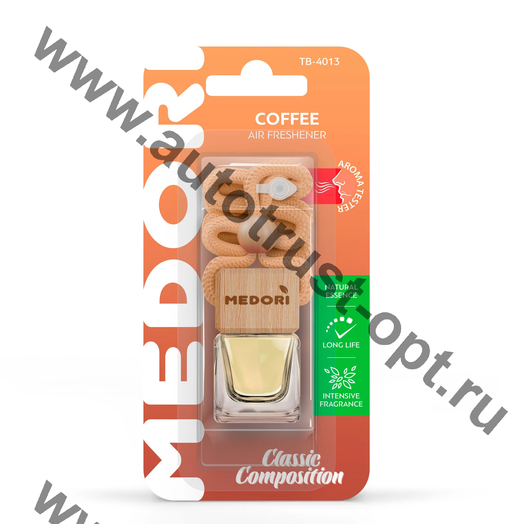 TB-4013 Medori бутылочка квадр. Кофе 12 шт./бл.