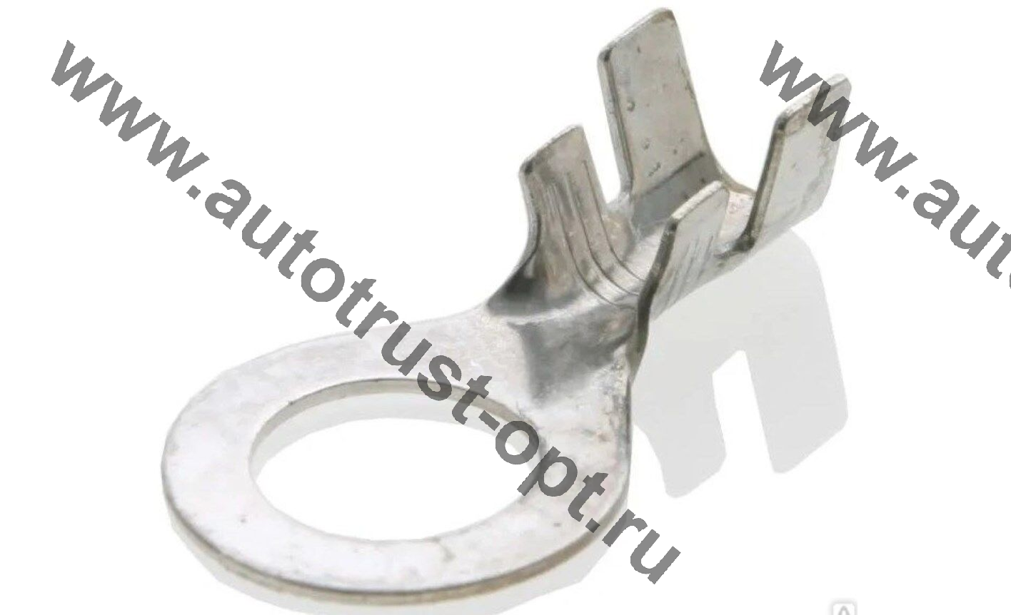 Клемма кольцевая д. 8мм голая лужёная