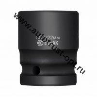 БелАК Ударная шестигранная головка 22мм, 1/2", CRV