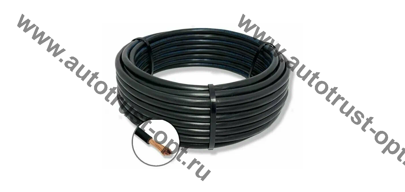 Провод ПуГВ 1х4мм2 черный (медный, Россия) по 10м