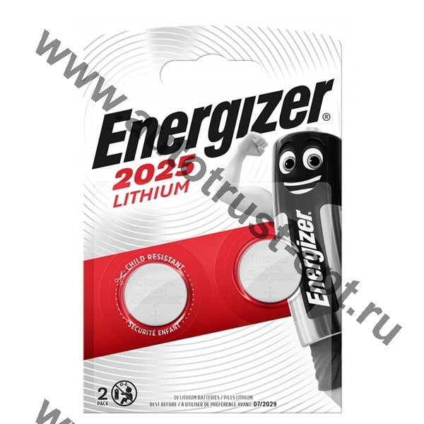 Батарейка Energizer CR2025  (EU) 1 шт (на блист. 2шт)