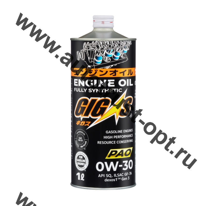 Масло моторное GIGAS 0w30 SQ GF-7A  1л. (синтетическое)