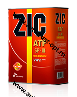 Жидкость трансмиссионная ZIC  ATF SP 3  4л (в автомат MMC. KIA, Hyudai) 