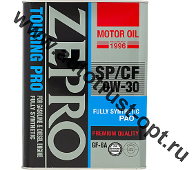 Масло моторное ZEPRO TOURING PRO F-S 0W30 SP/CF/GF-6A 4л синтетическое 