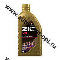 Масло моторное ZIC X9 5W30 API SL/CF ACEA A3/B3, A3/B4 (универсальное, синт) 1л