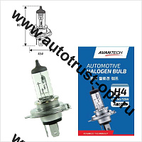 AVANTECH  Лампа головного света H4 (HB2) 12V 60/55W (1480/965)   (AB0012) 