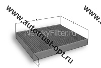 Салонный фильтр NF6104C (Audi A3-I TT I, Seat Arosa Cordoba I II Ibiza II III Inca Leon I Toledo II,