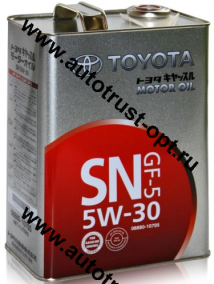 Toyota Motor Oil 5W30 SN/GF-5 4л