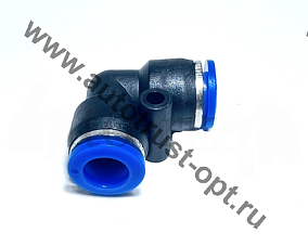Фитинг пласт. угловой ф 10  мм
