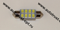 Lightway Светодиод T11x36мм  8 SMD  White