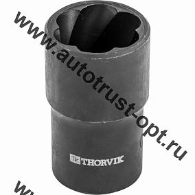 THORVIK Головка торцевая спиральная для поврежденного крепежа 1/2" DR, 21 мм