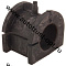 MSB-CS5WF Febest Втулка переднего стабилизатора D25 (MR554095) 