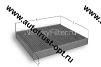 Салонный фильтр NF6104C (Audi A3-I TT I, Seat Arosa Cordoba I II Ibiza II III Inca Leon I Toledo II,