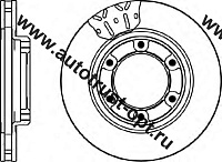 NiBK Тормозной диск RN1066
