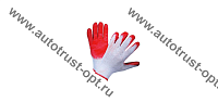 Перчатки прорезин. оранжевые 