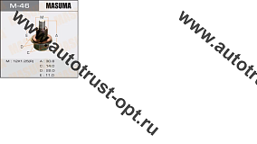 M46 Болт маслосливной с МАГНИТОМ (с шайбой)  (Nissan U13, C33/34) 12x1.25mm Masuma