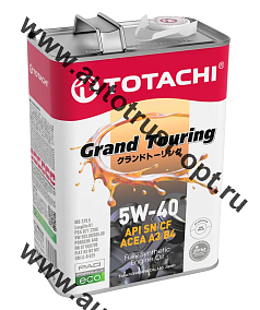 Масло моторное TOTACHI Grand Touring Fully Synthetic SN/CF  5W40  4л